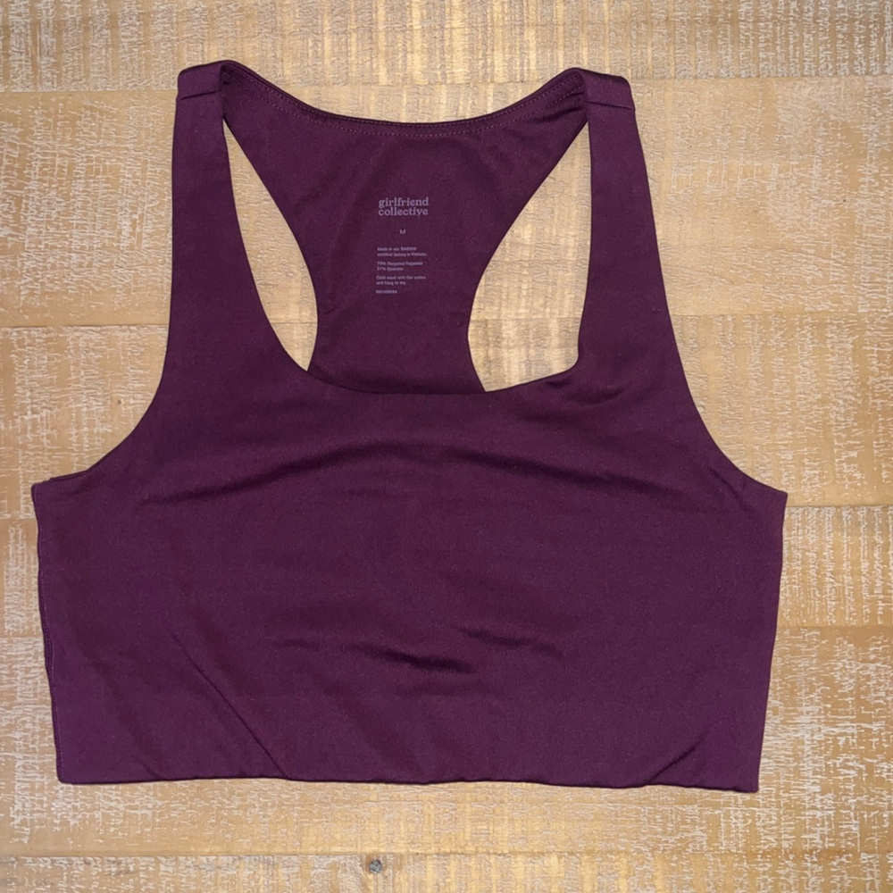 Girlfriend Collective Paloma Bra - M - Plum